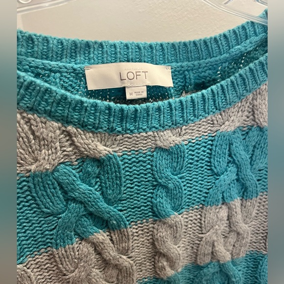 LOFT: Striped Sweater - Picture 2 of 3